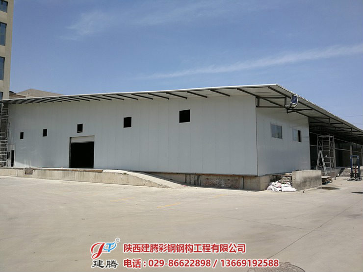 陜西振彰食品有限公司彩鋼庫房